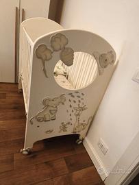 Culla in legno con cassetto...