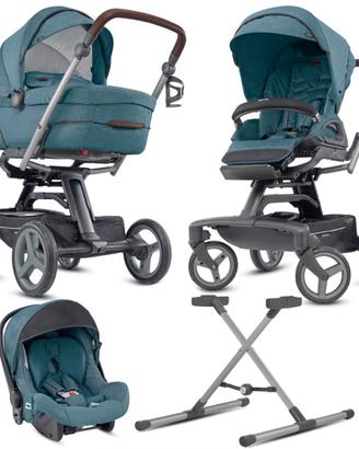 Trio Inglesina Quad Ascott Green + Seggiol Darwin