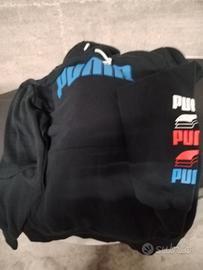 felpa puma con cappuccio tg M