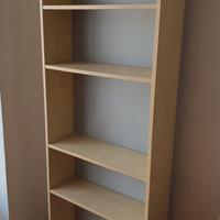 Libreria in legno in Noce chiara