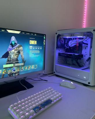 Postazione PC completa White Edition
