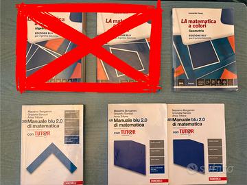 La matematica a colori + Manuale blu 2.0 di mate