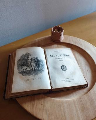 Libro antico rilegato in pelle – Giorgio Onhet