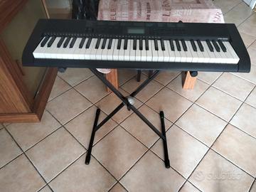 Tastiera casio CTK-1200 con supporto e custodia