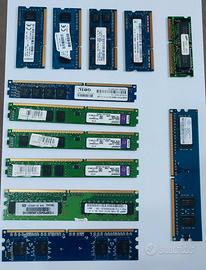 Slot 16 schede Memoria ram PC fisso / Pc portatile