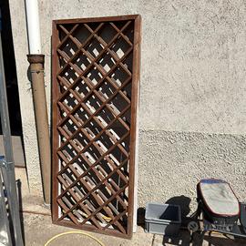 Grigliati/tralicci in legno (2 pezzi)