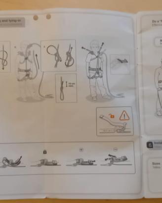 imbracatura per bambino