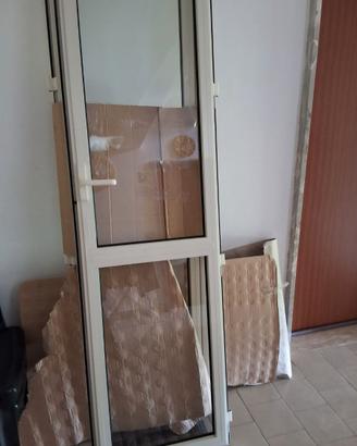 Portafinestra in Alluminio Bianco a 2 Ante -