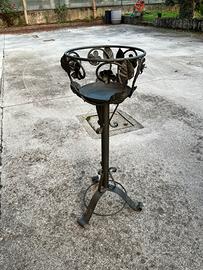 Fioriera ferro battuto