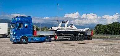 daf xf 106 + semirimorchio AGGANCIO COMPLETO SHOW 