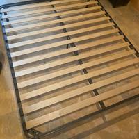 rete matrimoniale a doghe in legno