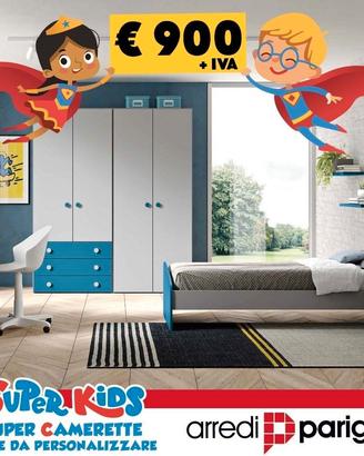 Cameretta a composizione-PROMO-COLORI SCELTA