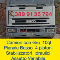 Camion Gru 10ql . PIANALE BASSO 9.500