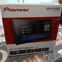 Autoradio 2 DIN universale + cablaggi e staffe 