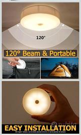 8 Lampadine led USB con sensore presenza