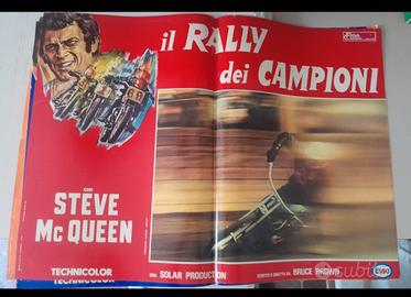 fotobusta film il rally dei campioni  1971