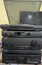 Stereo philips 9604 radio, cassette, giradischi