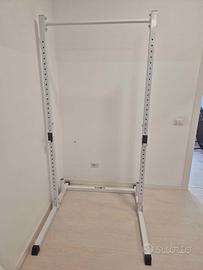 Half rack squat bianco