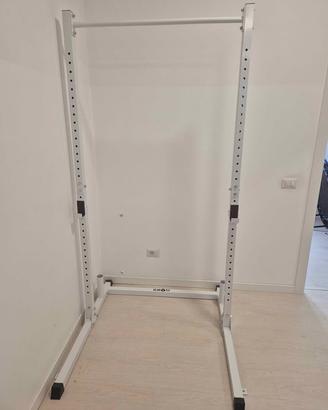 Half rack squat bianco