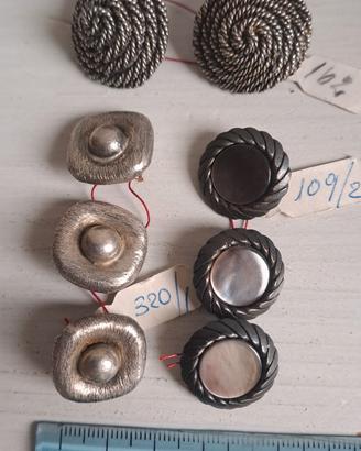 8 bottoni in metallo lavorato abbigliamento donna