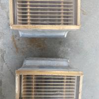 Diffusori aria calda alettati con serranda