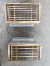 Diffusori aria calda alettati con serranda