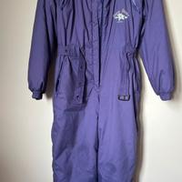 ✨ Tuta da sci donna vintage viola Made in Italy ✨