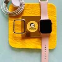 Apple Watch serie 4 GPS 44m, nero, cinturino rosa