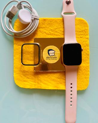 Apple Watch serie 4 GPS 44m, nero, cinturino rosa