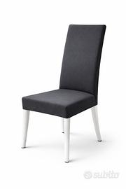 Set da 4 pezzi Coprisedia Grigio Scuro