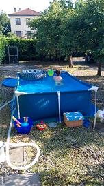 Piscina Bestway Steel Pro 259x170x61 cm + Pompa +