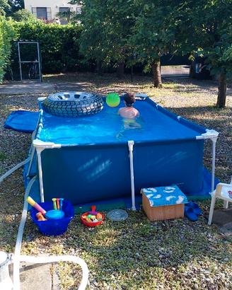 Piscina Bestway Steel Pro 259x170x61 cm + Pompa +