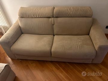 Coppia divani Poltrone & Sofà+pouf contenitore