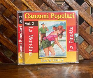 Cd CANZONI POPOLARI di Leo & Gabry Vol. 2