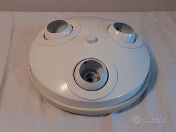 lampada soffitto 3 globi space anni 70 Cerva nuova