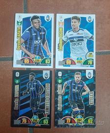 Lotto 4 carte Adrenalyn Atalanta 2018-2019