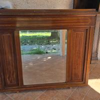 Specchiera con intarsi 