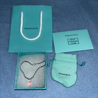 bracciale tiffany&co con cuore rosa