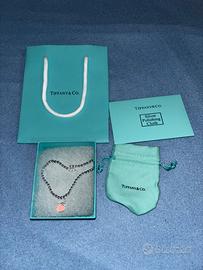 bracciale tiffany&co con cuore rosa