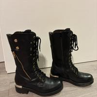 Anfibi Nero Giardini