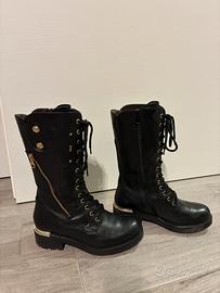 Anfibi Nero Giardini