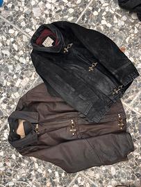 Set giacche in pelle fireman clasp jacket