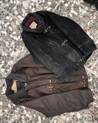 Set giacche in pelle fireman clasp jacket