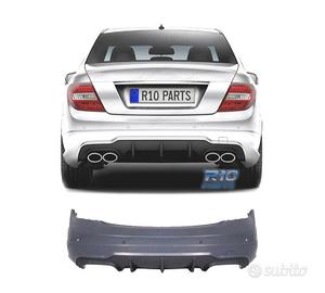 PARAURTI POSTERIORE MERCEDES CLASSE C W204 LOOK AM