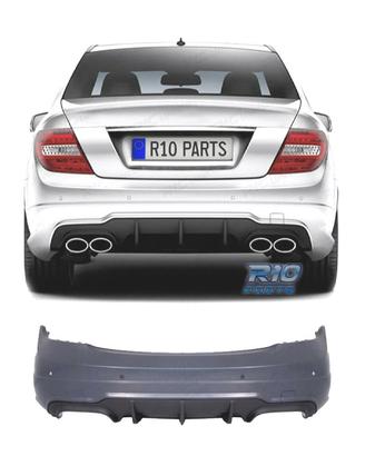 PARAURTI POSTERIORE MERCEDES CLASSE C W204 LOOK AM