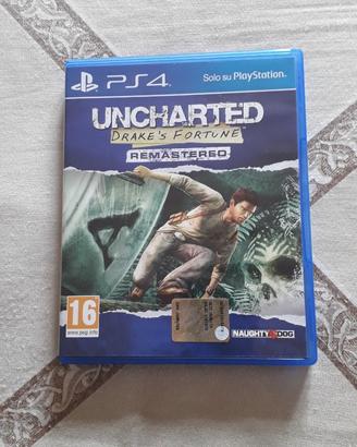 Uncharted drake's fortune remastered ps4