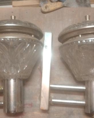 Due plafoniere vintage da parete 