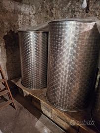 Botti acciaio inox per olio/vino