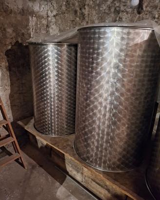 Botti acciaio inox per olio/vino