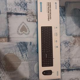 Kit tastiera e mouse cablati